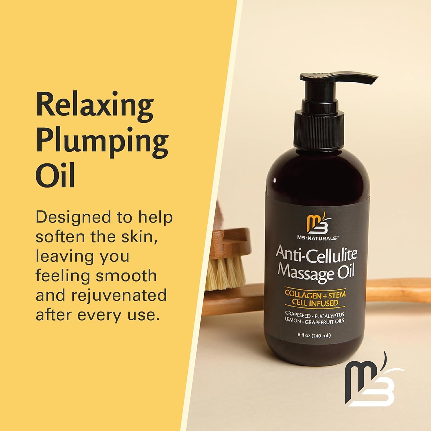 Anti-Cellulite | Massage Oil with Collagen & Stem Cells