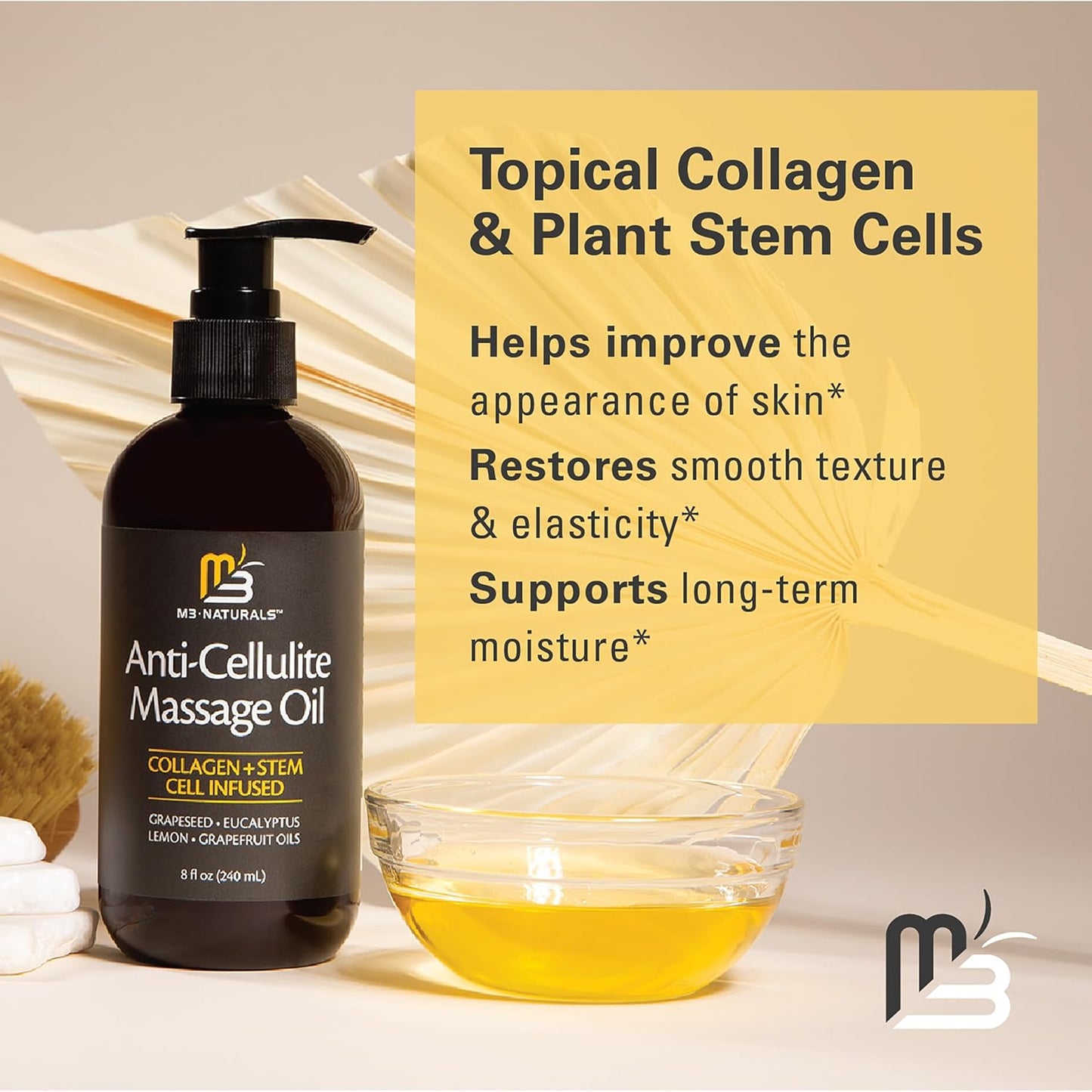 Anti-Cellulite | Massage Oil with Collagen & Stem Cells