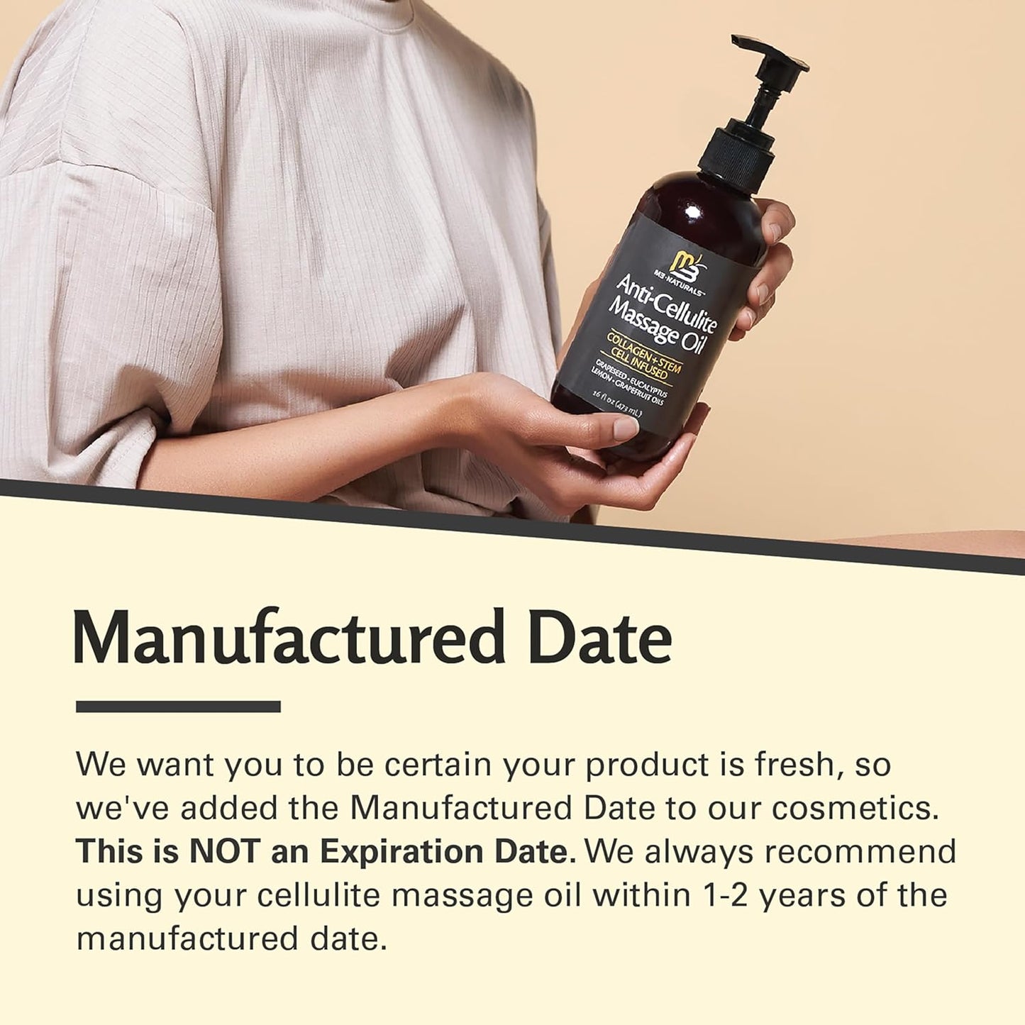 Anti-Cellulite | Massage Oil with Collagen & Stem Cells